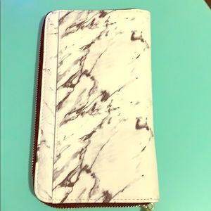Marble patterned wallet